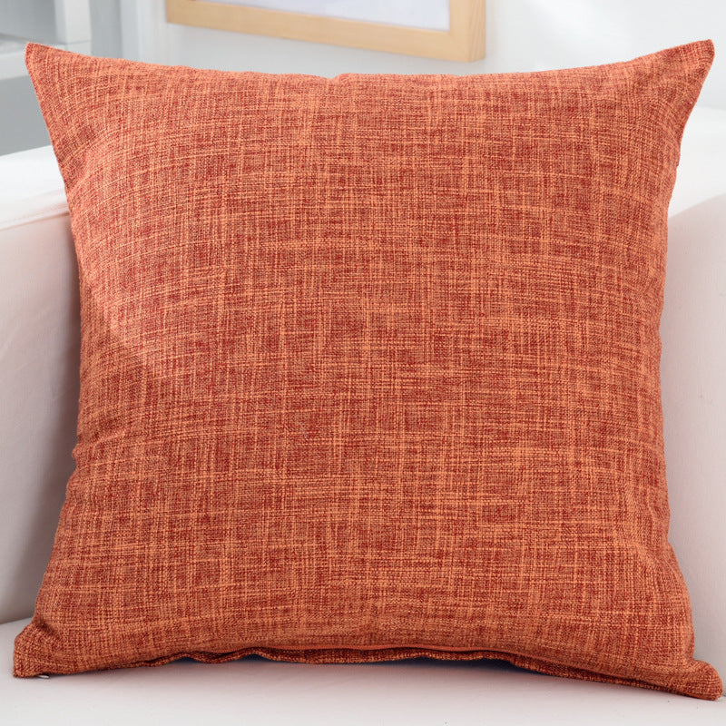 وسادة أريكة من الكتان بتصميم عصري بسيط