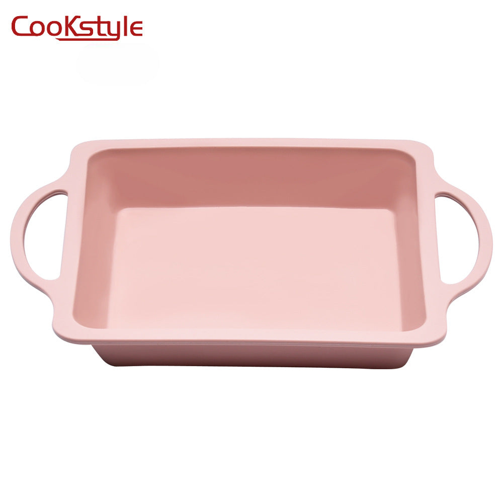 قالب سيليكون مربع من Cookstyle من السيليكون عالى الجودة آمن صحيا 100%   صوانى للعجين والخبز والشوكولاته