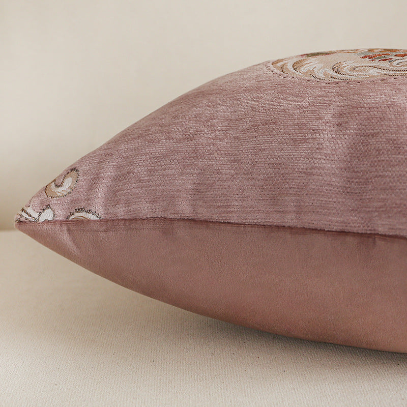 كوشن مزخرفة مع الحشو  , كوشن مربعة من القطن والكتان، 45 * 45 سم