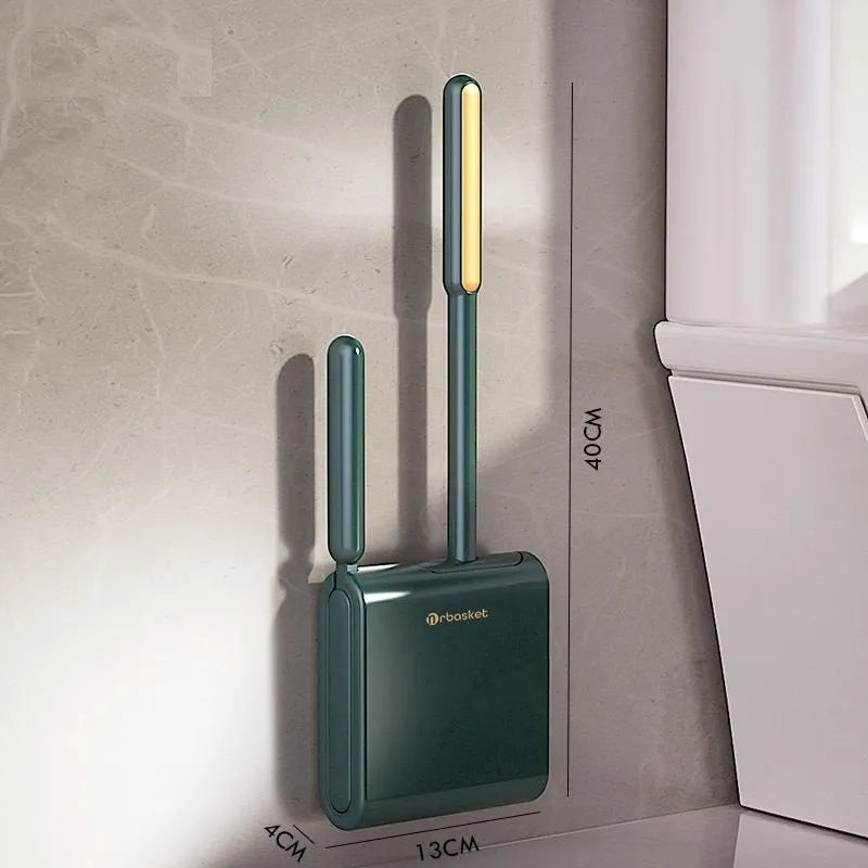 فرشاة المرحاض المثبتة على الحائط مزيل البقع أداة تنظيف منزلية سلسة لبلاط الحمام و الطوب و حوض الإستحمام والمرحاض