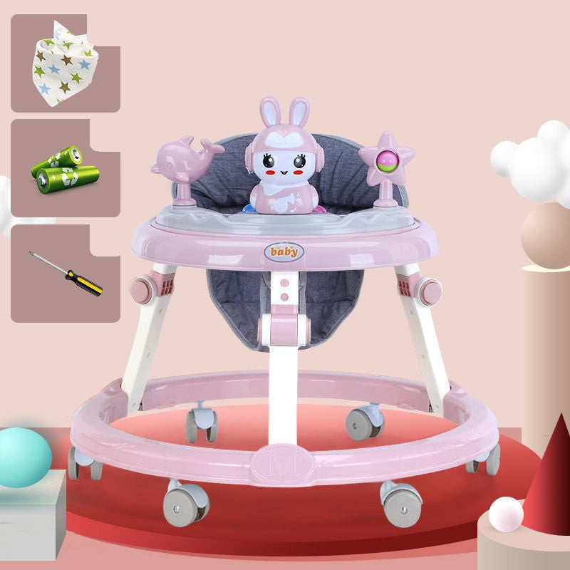 مشاية أطفال قابلة للتعديل مع إضاءة وموسيقى