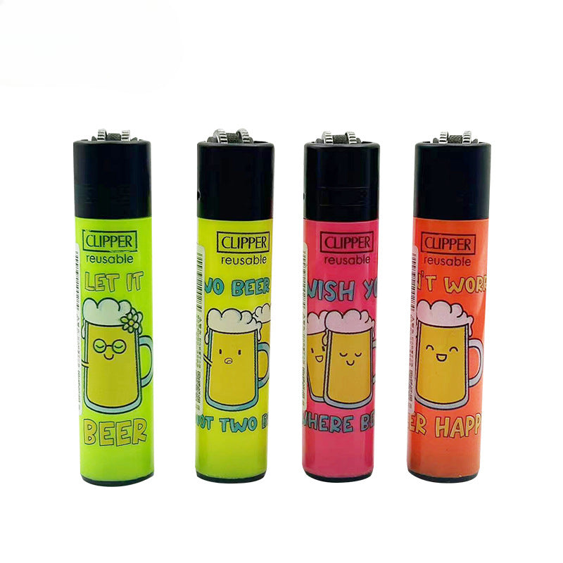 ولاعة كليبر ملونة ولاعة قابلة لأعادة التعبئة