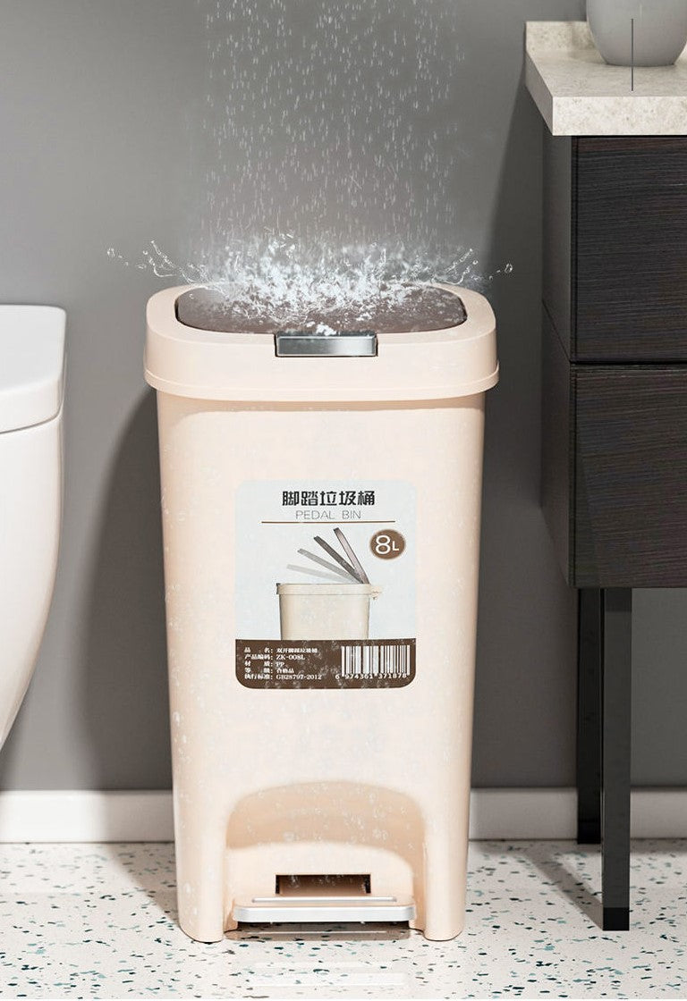سلة مهملات ذات سعة كبيرة 20 لتر للحمام والمطبخ، سلة مهملات سهلة الفتح
