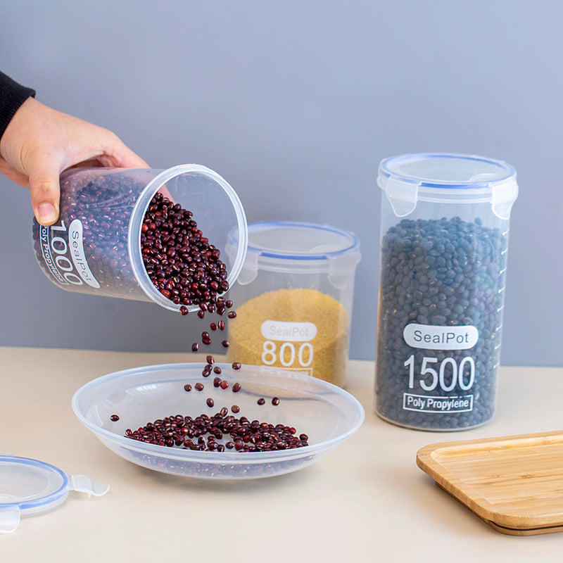 طقم علب تخزين طعام محكم الإغلاق مكون من 4 قطع