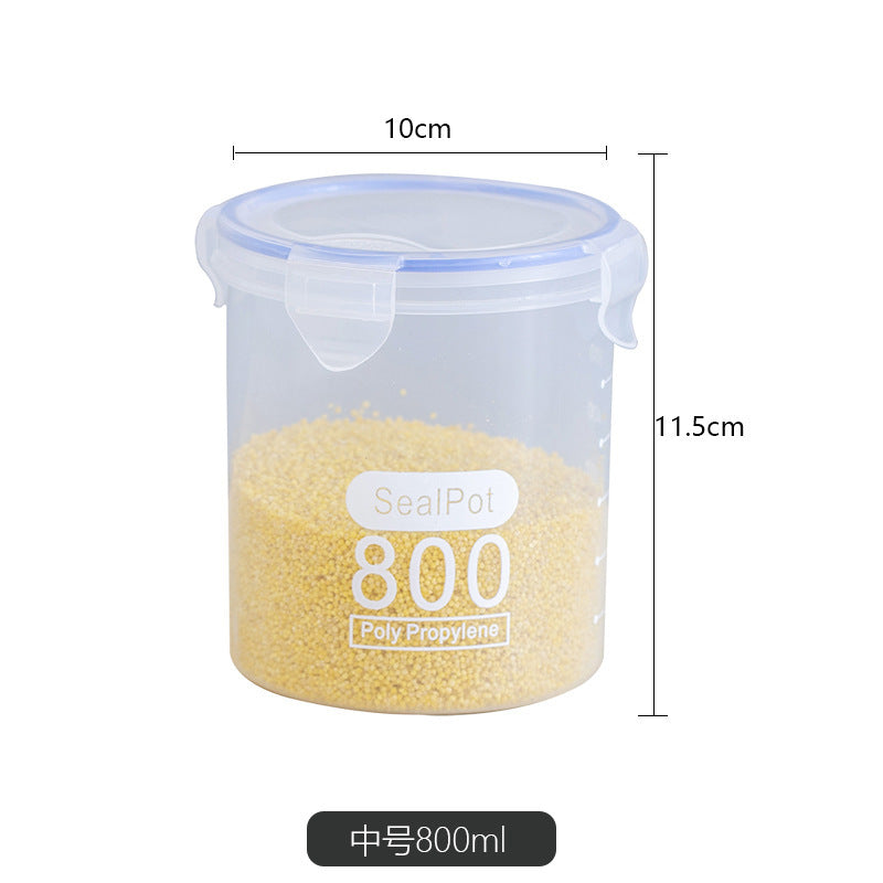 طقم علب تخزين طعام محكم الإغلاق مكون من 4 قطع