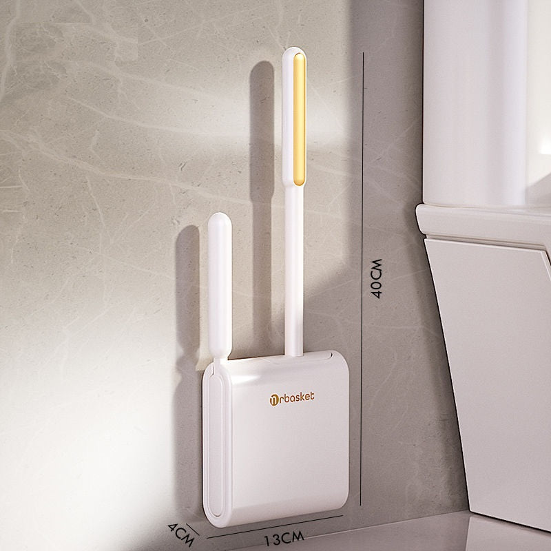 فرشاة المرحاض المثبتة على الحائط مزيل البقع أداة تنظيف منزلية سلسة لبلاط الحمام و الطوب و حوض الإستحمام والمرحاض