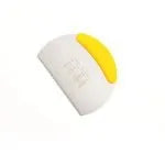 سكين عجين من الفولاذ المقاوم للصدأ، قطاعة  معجنات مكشطة مرنة من السيليكون، مقابض جيدة متعددة الأغراض مع ميزان قياس