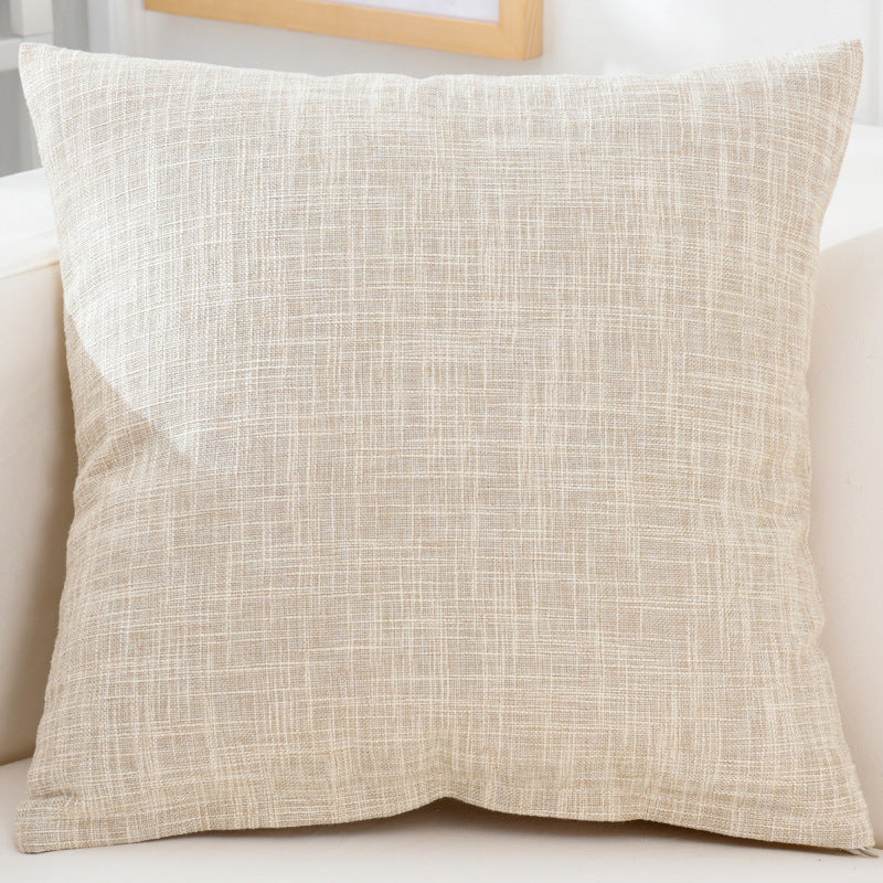 وسادة أريكة من الكتان بتصميم عصري بسيط