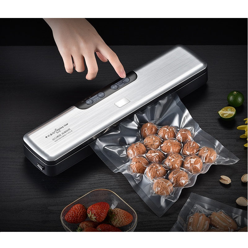 ماكينة تغليف الطعام بتفريغ الهواء الأوتوماتيكية SSGP