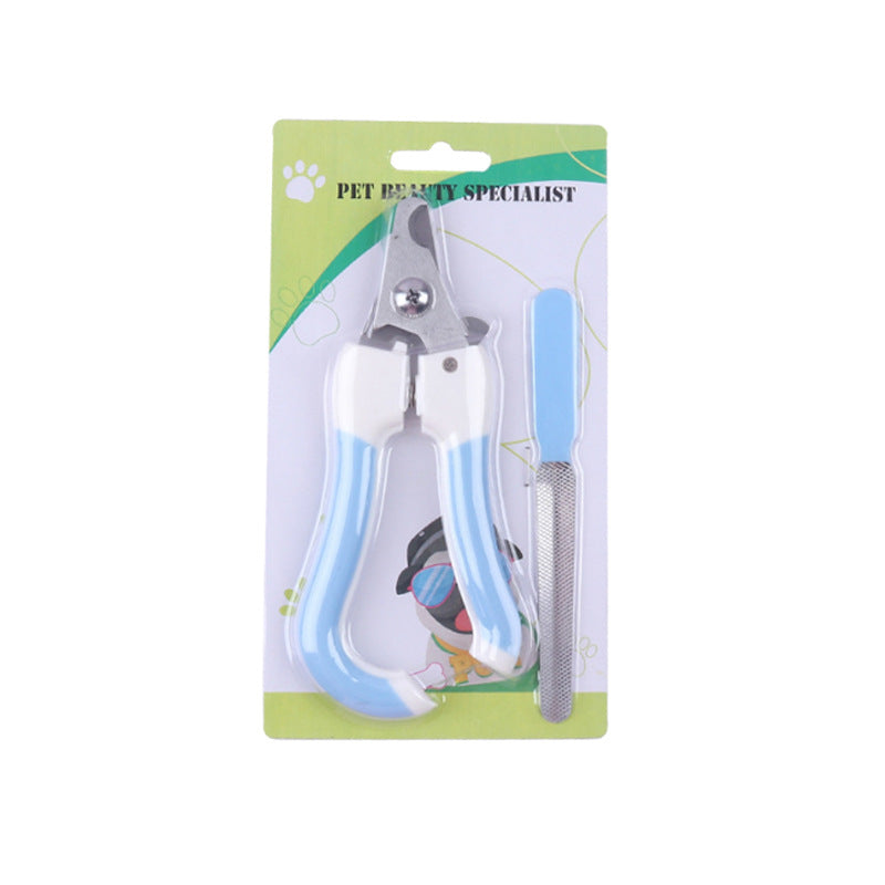 مجموعة قصافة أظافر الكلاب، مع أداة قص ومبرد شفرة حادة مع مفتاح أمان