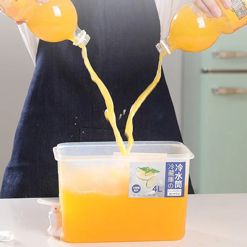 موزع مشروبات باردة سعة 4 لتر ,  دسبينسر، حاوية مشروبات ذات سعة كبيرة