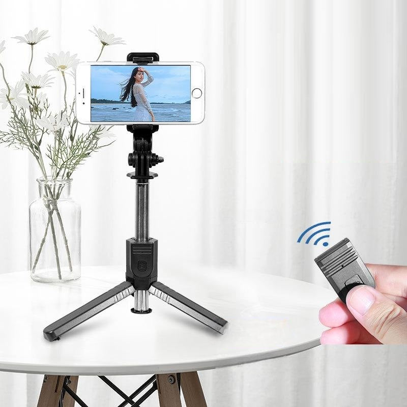عصا سيلفي ثلاثية القوائم مدمجة محمولة الكل في واحد، عصا سيلفي بلوتوث T11 للسفر وتيك توك ومدونات الفيديو لابل ايفون/سامسونج جالاكسي/جوجل بيكسل/غير ذلك