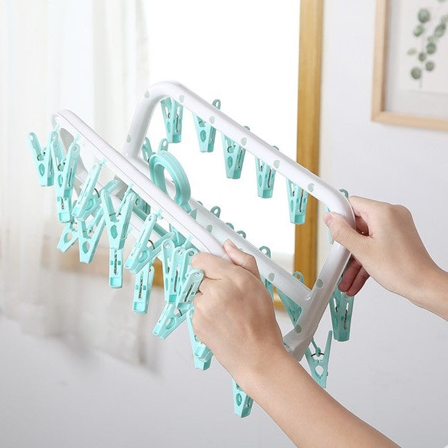 شماعة منشر بلاستيكية للملابس شديدة التحمل