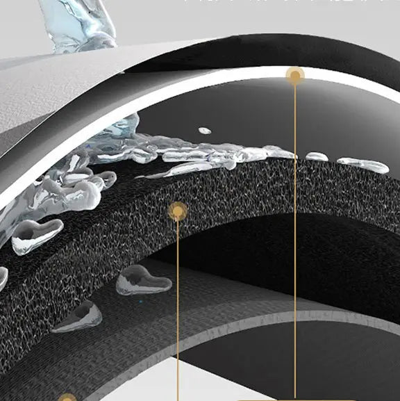 سجادة حمام مستطيلة الشكل غير قابلة للإنزلاق