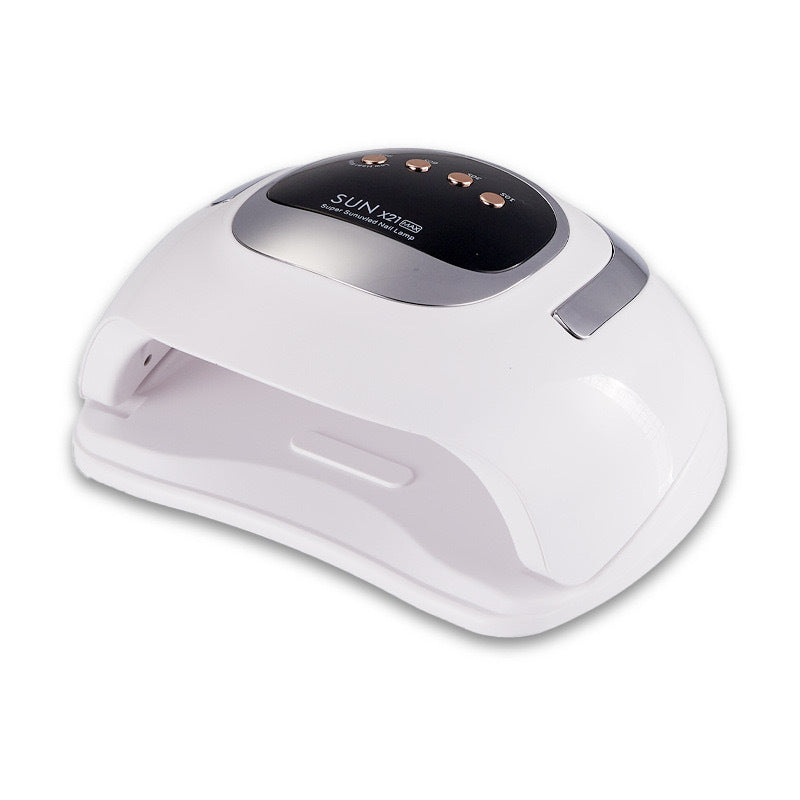 جهاز مجفف لطلاء الأظافر بقوة فائقة Sun X21 Max عالي الطاقة 72 LEDS سريع المعالجة ومجفف إستشعار تلقائي ومصباح UV LED لتجفيف طلاء الأظافر الجل