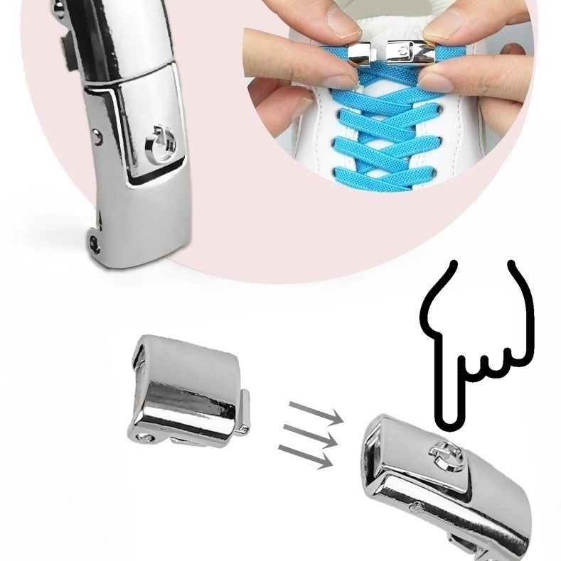 اربطة احذية فلات مرنة بدون ربط للاحذية الرياضية من ايبوكسين، اربطة احذية مرنة للاطفال والبالغين