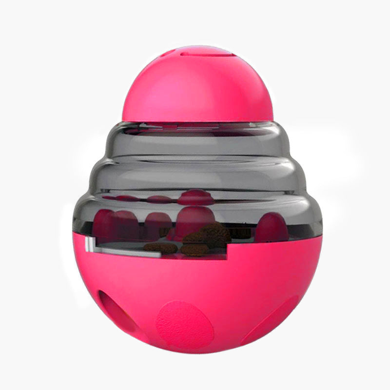 كرة التغذية البطيئة للقطط والكلاب، موزع طعام للقطط والكلاب بتناول الطعام ببطء لعبة كرة تفاعلية للقطط والكلاب يمكن فصلها على شكل كرة لتوزيع الطعام للحيوانات الأليفة