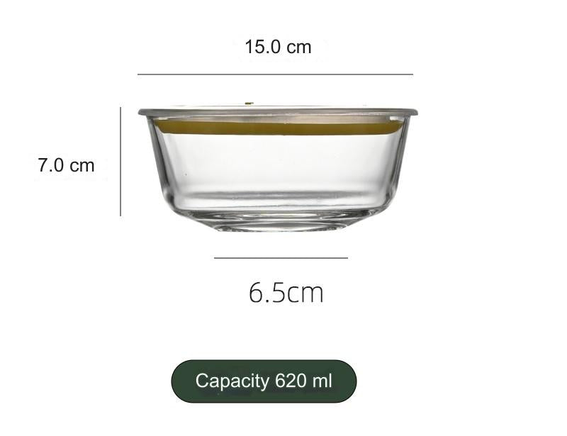 حاويات زجاجية لتحضير الوجبات، 2 عبوة بغطاء محكم الإغلاق، حاويات تخزين طعام زجاجية، مع شنطة حاملة للعبوات 