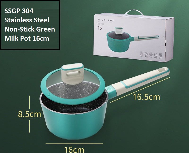 حلة جيرانيت غير قابلة للإلتصاق عالية الجودة غير قابلة لتغيير اللون 304 SSGP