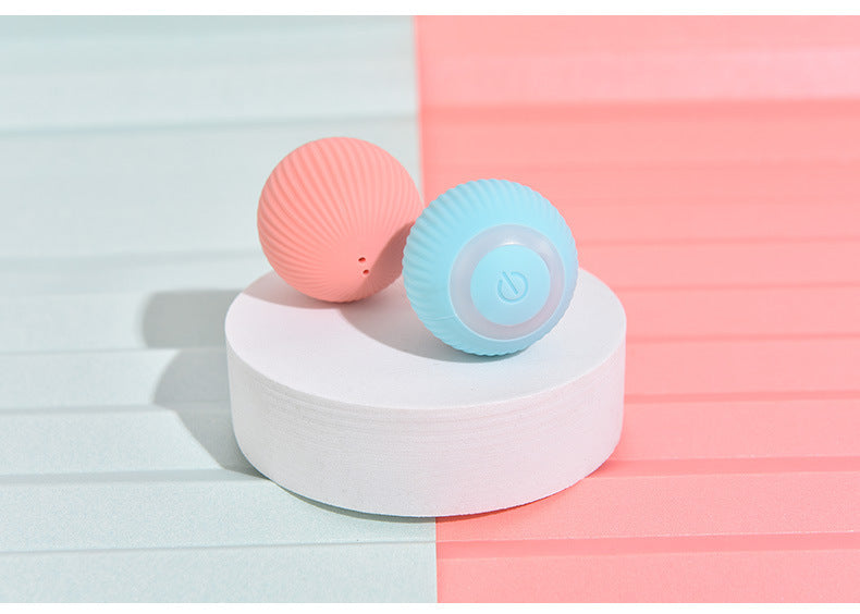 لعبة كرة تفاعلية للقطط، أحجية كرة متحركة تلقائية ذكية في الأماكن المغلقة لتبديد الملل، شحن USB مع ضوء، هدية ممتعة للقطط