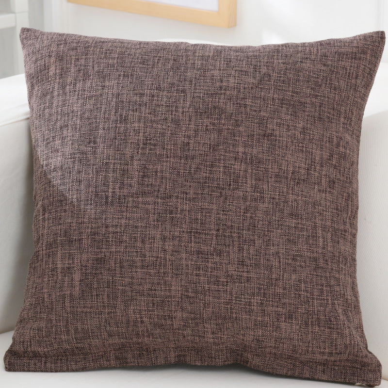 وسادة أريكة من الكتان بتصميم عصري بسيط