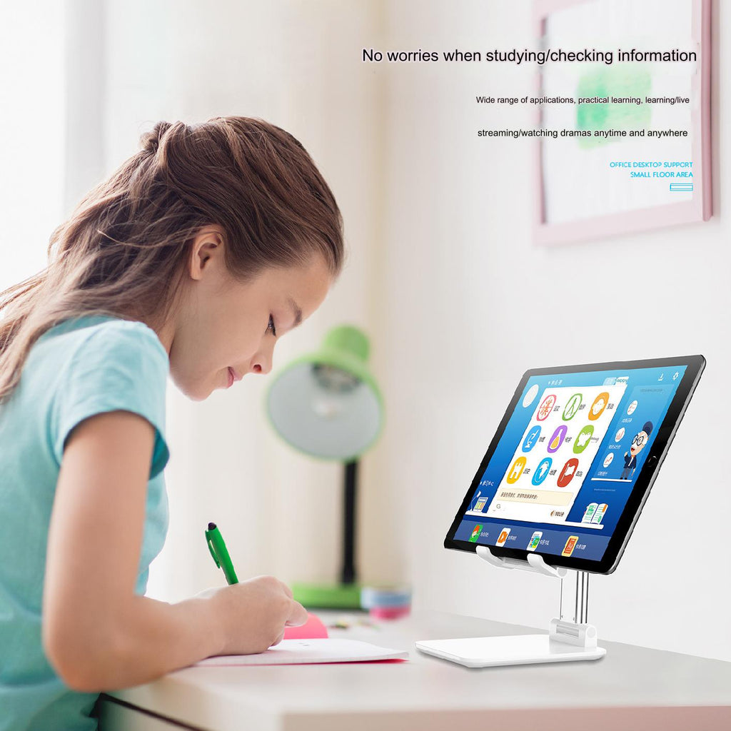 حامل موبايل، حامل مكتبي، قابل للتعديل، سهل الإستخدام لإي موبايل وتابلت، سهل الحمل في إي مكان، حامل جوال المكتب، معدن