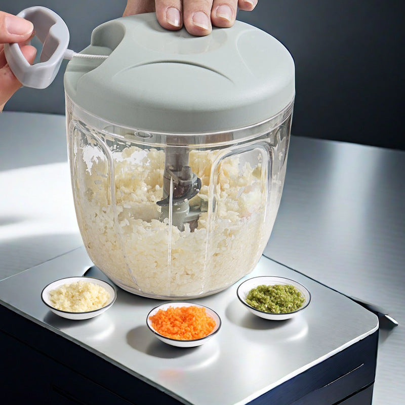 مفرمة طعام يدوية، مفرمة ثوم يدوية، لفرم الثوم والخضروات والمكسرات واللحم والفلفل