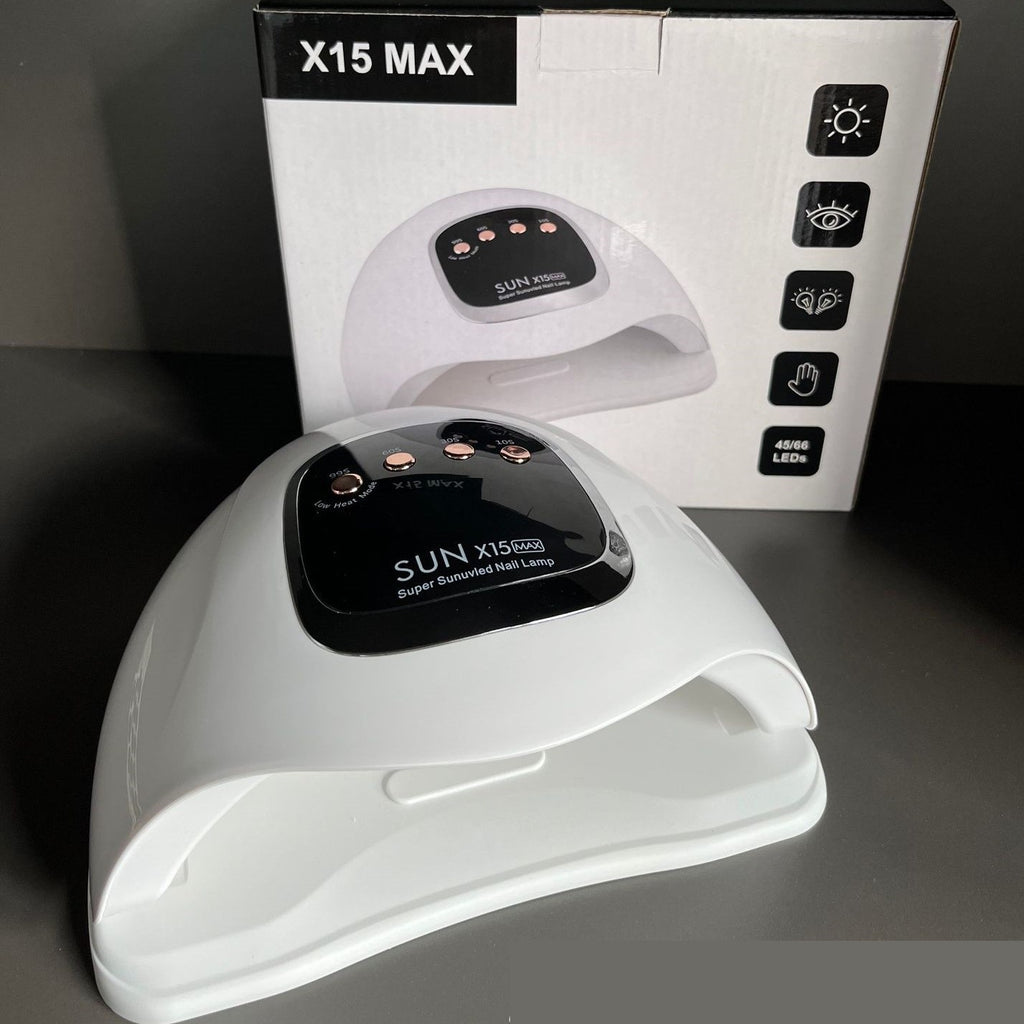 مصباح طلاء الأظافر(Sun X15 Max) عالي الطاقة بالأشعة فوق البنفسجية بـ66 مصباحًا