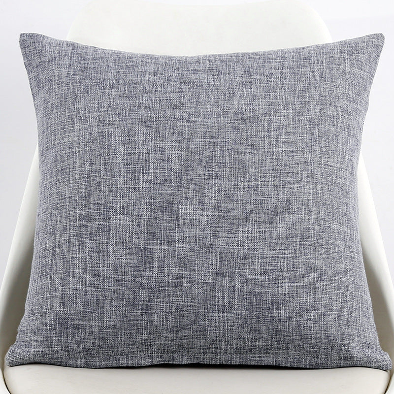 وسادة أريكة من الكتان بتصميم عصري بسيط