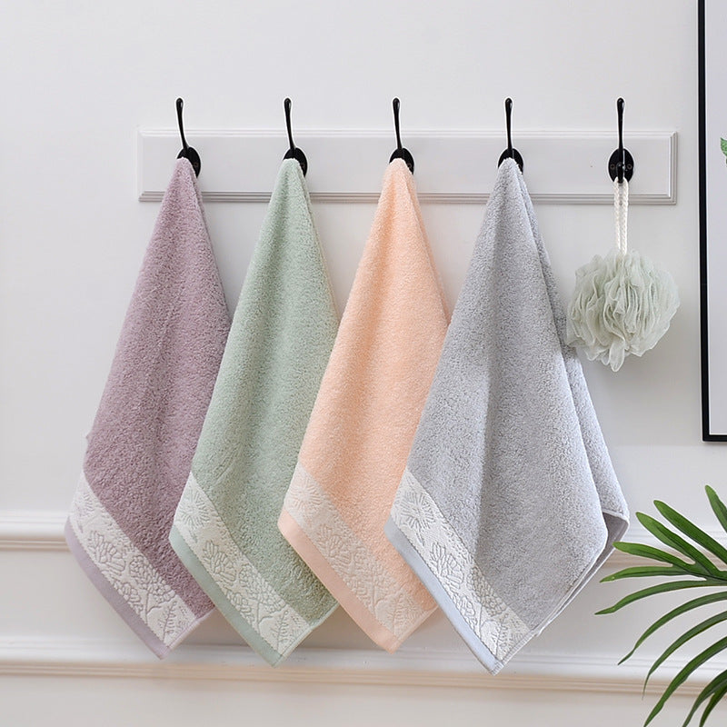 فوطة قطن، ألوان مختلفة شكل منقوش، ناعمة الملمس، عالية الجودة، مقاس 74 سم × 34 سم