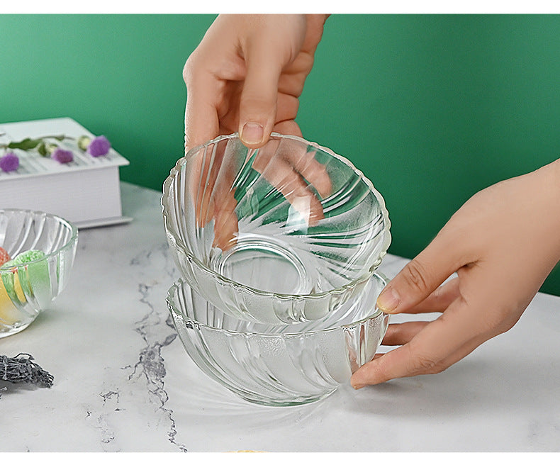 أوعية زجاجية صغيرة لتحضير الوجبات من 6 بولات، أوعية زجاجية شفافة لتقديم الحلوى والمكسرات، للمطبخ لتحضير السلطة والحلوى