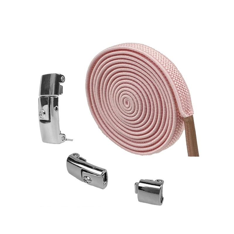 اربطة احذية فلات مرنة بدون ربط للاحذية الرياضية من ايبوكسين، اربطة احذية مرنة للاطفال والبالغين