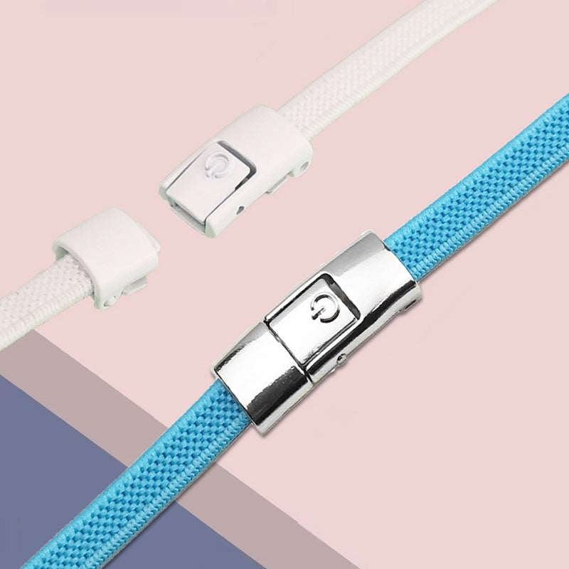 اربطة احذية فلات مرنة بدون ربط للاحذية الرياضية من ايبوكسين، اربطة احذية مرنة للاطفال والبالغين