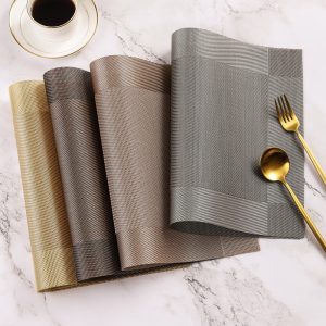 مفرش طاولة الطعام المقاوم للحرارة، كوستر, الغير قابل للإنزلاق و سهل التنظيف