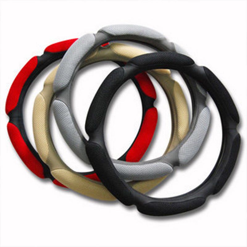 غطاء عجلة قيادة السيارة قابل للتهوية وممتص للعرق