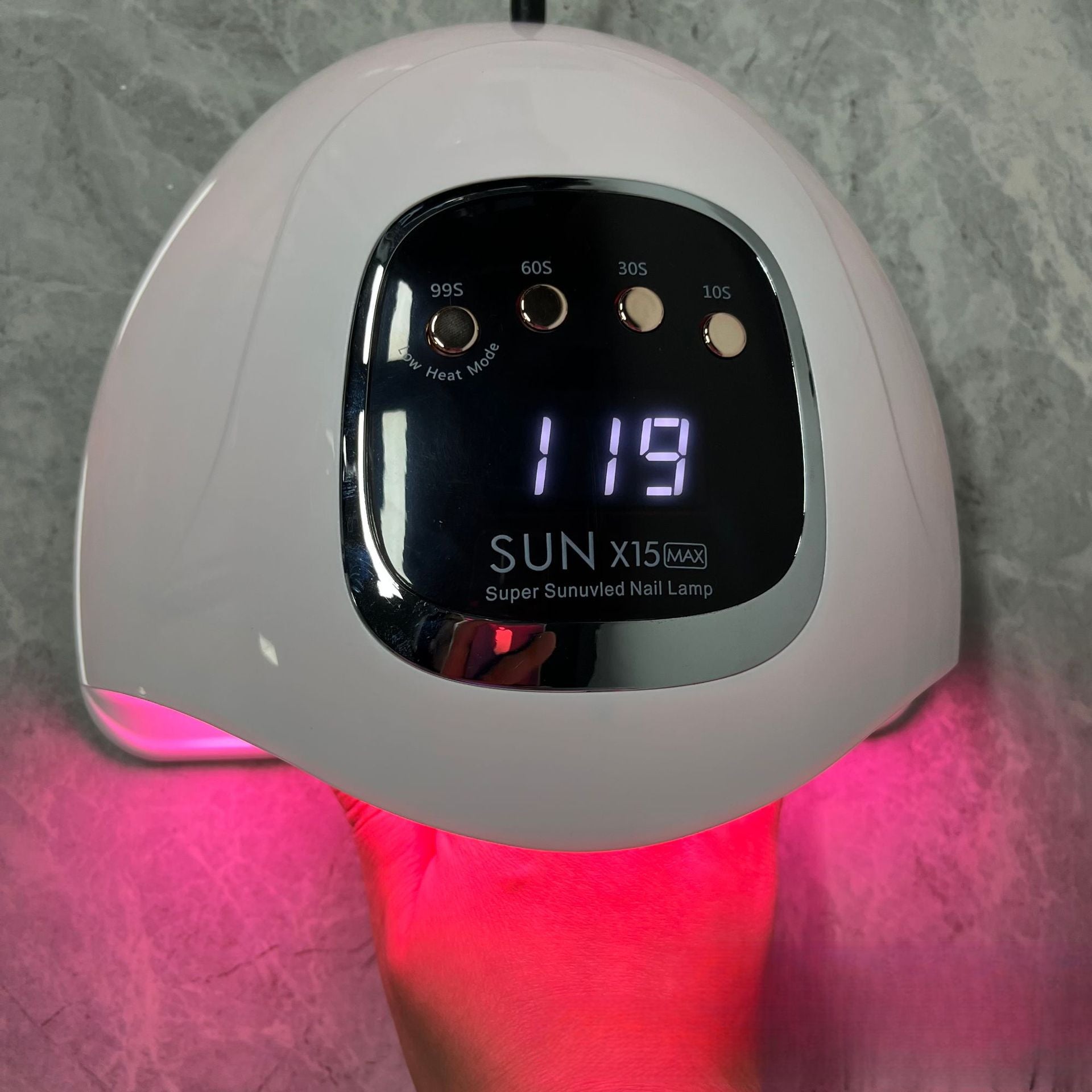 جهاز مجفف لطلاء الأظافر Sun X15 Max عالي الطاقة 66 LEDS سريع المعالجة ومجفف إستشعار تلقائي ومصباح UV LED لتجفيف طلاء الأظافر الجل