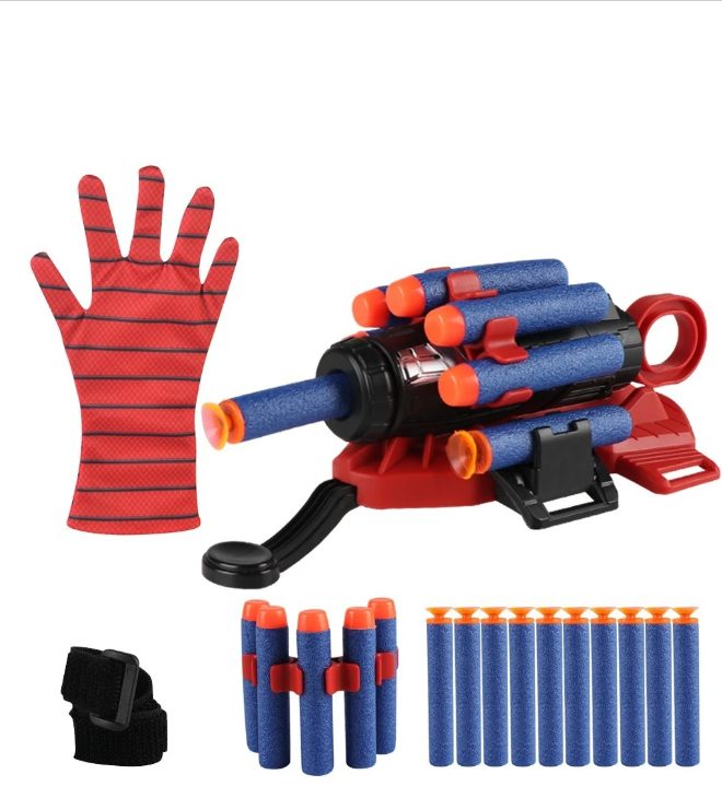 لعبة قفازات قاذفة الرصاص الناعمة