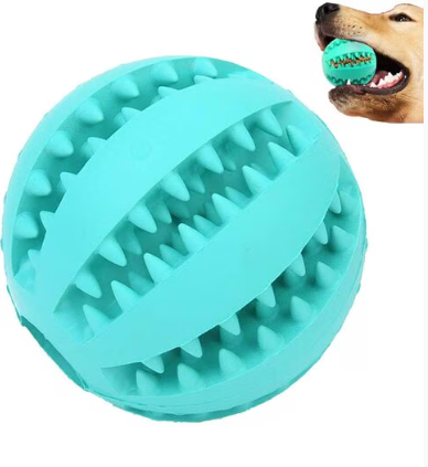 كرات لعبة للكلاب، لعبة تسنين متينة للكلاب، لعبة مضغ تفاعلية لزيادة الذكاء، لعبة ألغاز لتوزيع الطعام غير سامة للكلاب والقطط الصغيرة والمتوسطة