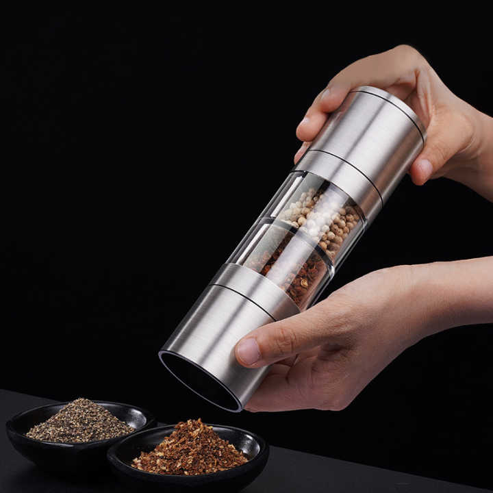 مطحنة توابل 2 في 1 من الفولاذ المقاوم للصدأ من SSGP