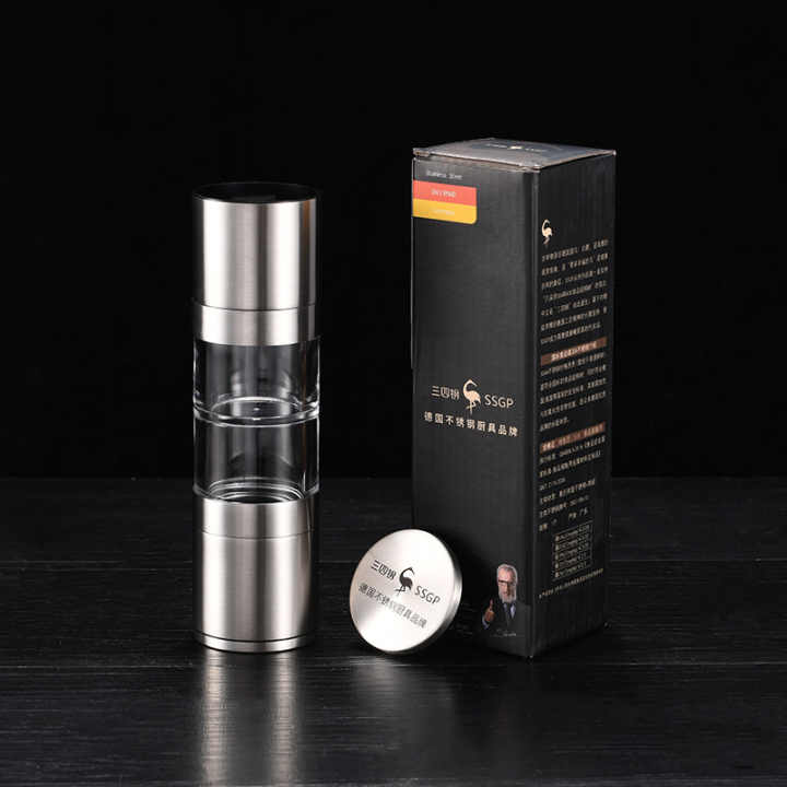 مطحنة توابل 2 في 1 من الفولاذ المقاوم للصدأ من SSGP