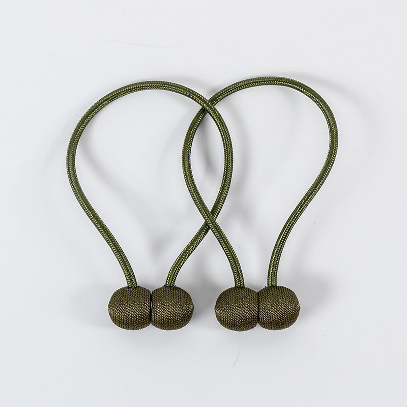 طقم أربطة ستائر مغناطيسية مكون من قطعتين