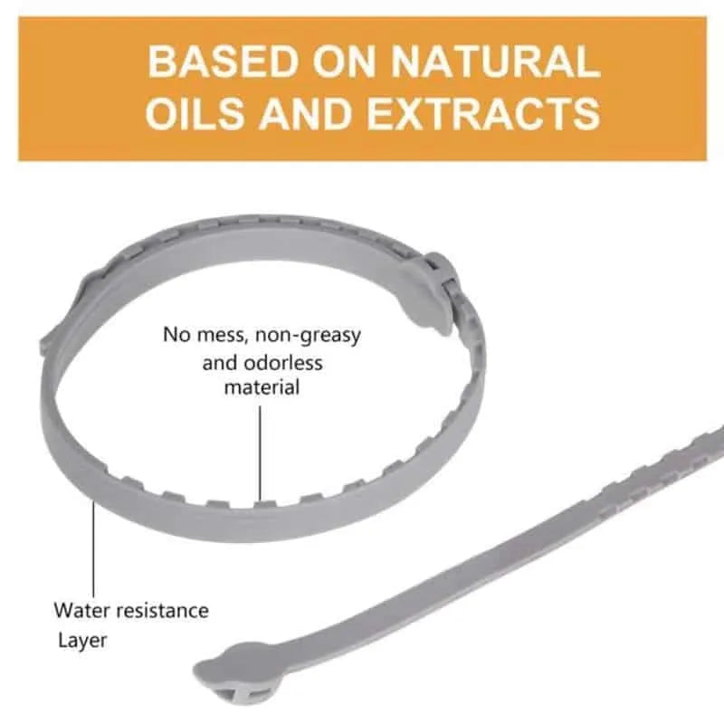 طوق البراغيث للحيوانات الأليفة حماية آمنة وفعالة لمدة 8 أشهر من الذباب