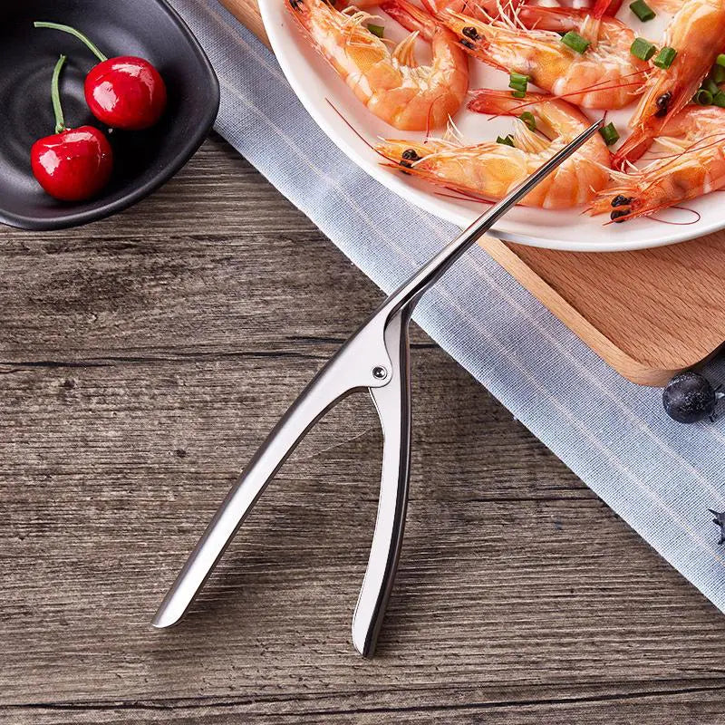 مقشرة جمبري من الفولاذ المقاوم للصدأ