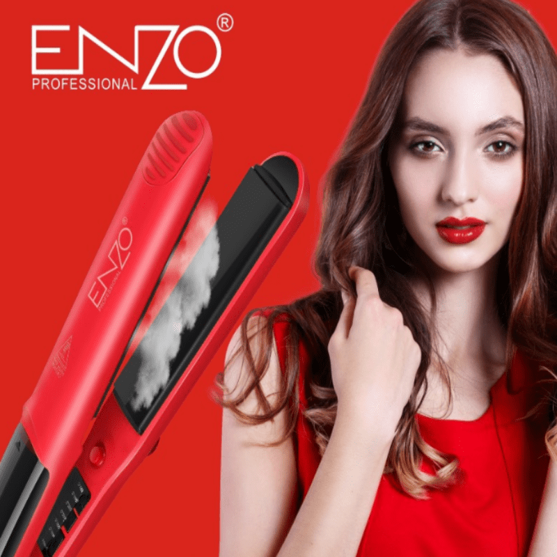 مكواة فرد الشعر بالبخار من ENZO