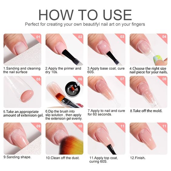 جل للأظافر Limegirl الطبقة الأساسية، الطبقة العلوية مط وبرايمر