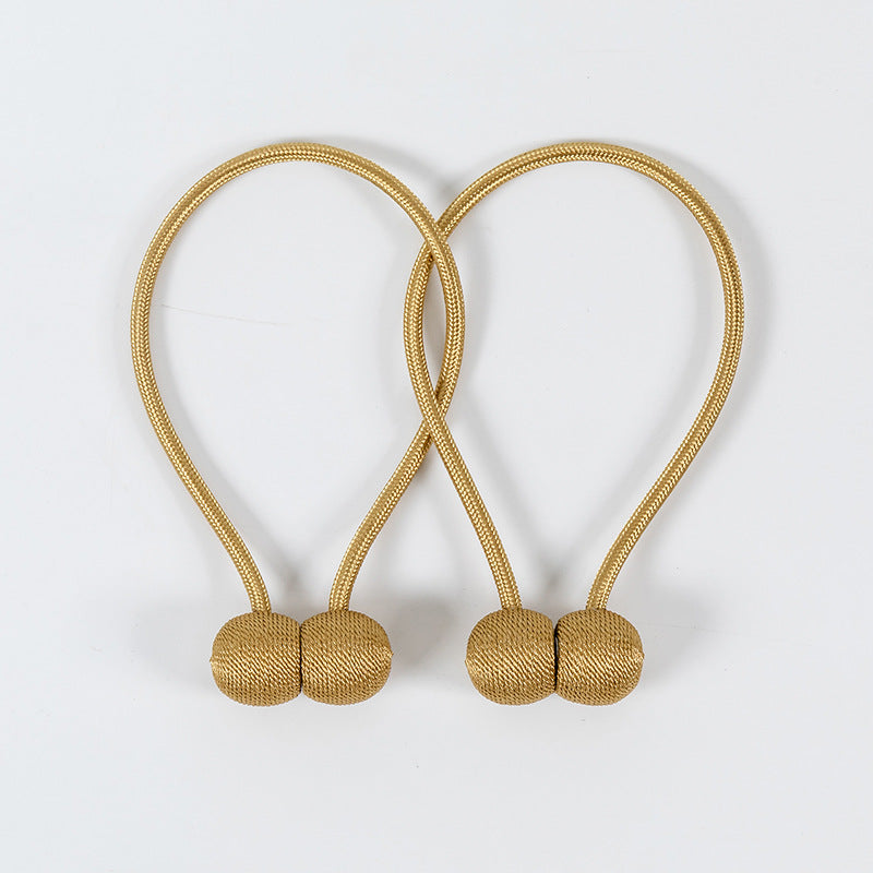 طقم أربطة ستائر مغناطيسية مكون من قطعتين