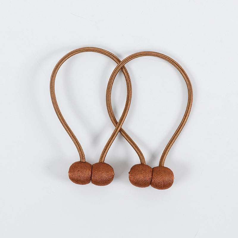 طقم أربطة ستائر مغناطيسية مكون من قطعتين