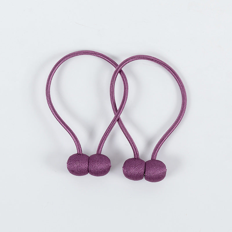 طقم أربطة ستائر مغناطيسية مكون من قطعتين