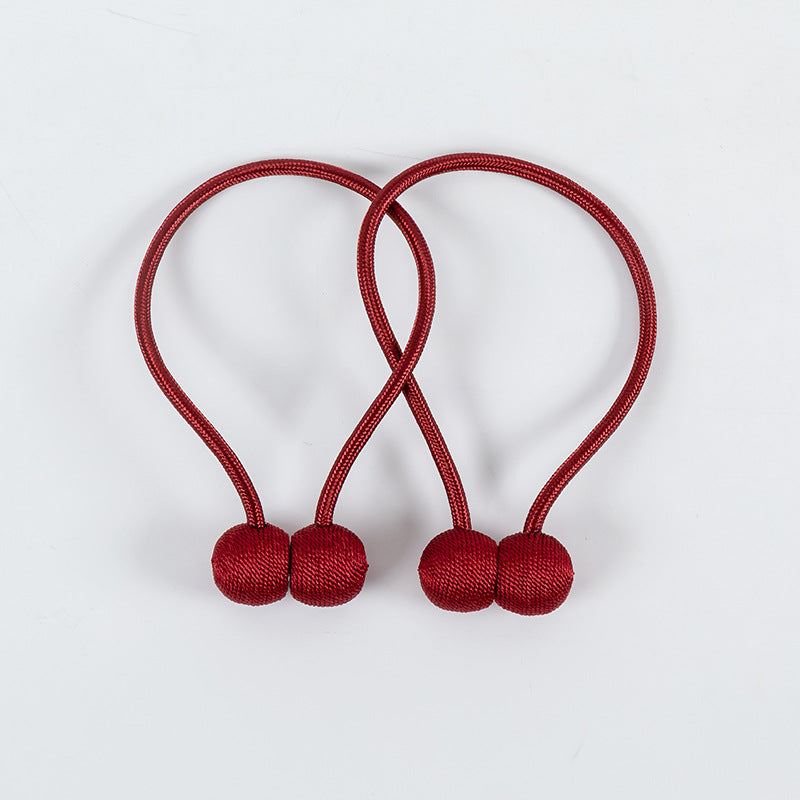 طقم أربطة ستائر مغناطيسية مكون من قطعتين