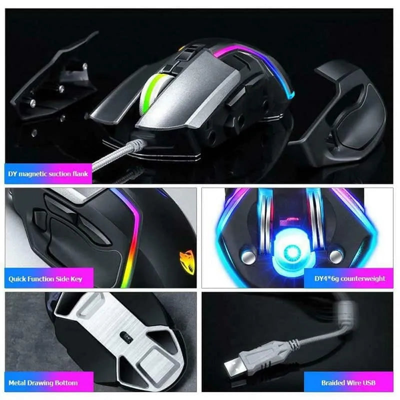 ماوس الألعاب الاحترافي Thunder Wolf V11 القابل للبرمجة